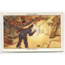 NUESTRA ARMADA HUMORISTICA ANTIGUA TARJETA POSTAL ARGENTINA